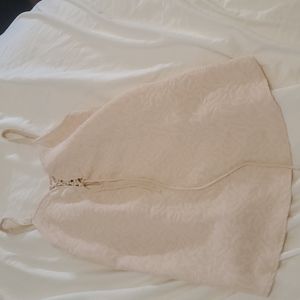 Nude lace top size medium